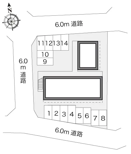 ★手数料０円★名古屋市緑区緑花台　月極駐車場（LP）